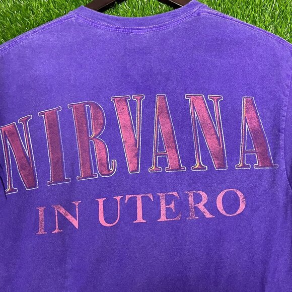 Nirvana in Utero Rock T-shirt size Small - Picture 6 of 8